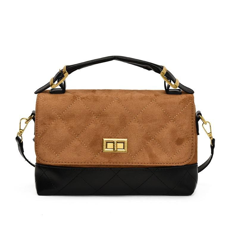 Small bag women's new fashionable retro shoulder small square bag trendy chain messenger bag underarm bag
