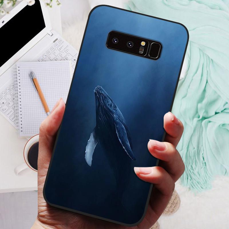 For Samsung Note 8 9 7 5 Case Cover Wolf Cat Animals Silicone Soft Back Cases For Samsung Galaxy Note 9 Note8 Note7 Phone Case