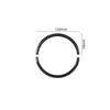 Carbon Fiber Interior Door Handle Decoration Cover Strip For Fiat 500 2012-2015