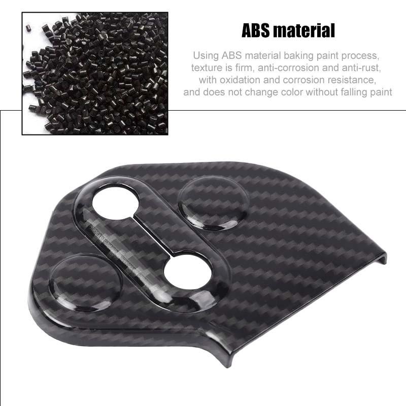 Car Decoration Accessories Door Lock Buckle Cover  For Suzuki Jimny 2019 Up 4-door Version ABS Plastic 