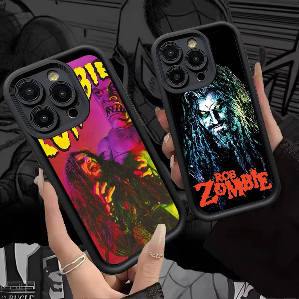 Rock Musician R-Rob Z-Zombie For IPhone 17 15 13 12 11 14 Pro Max X XR XS 16 Plus Shockproof Candy Back Cover