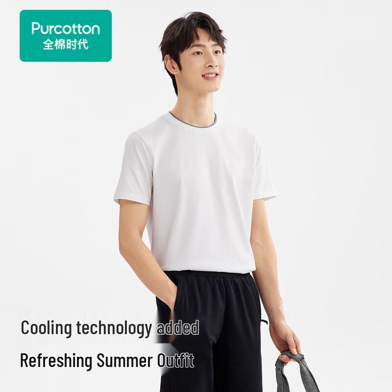 PurCotton Men's Cooling Cotton T-Shirt