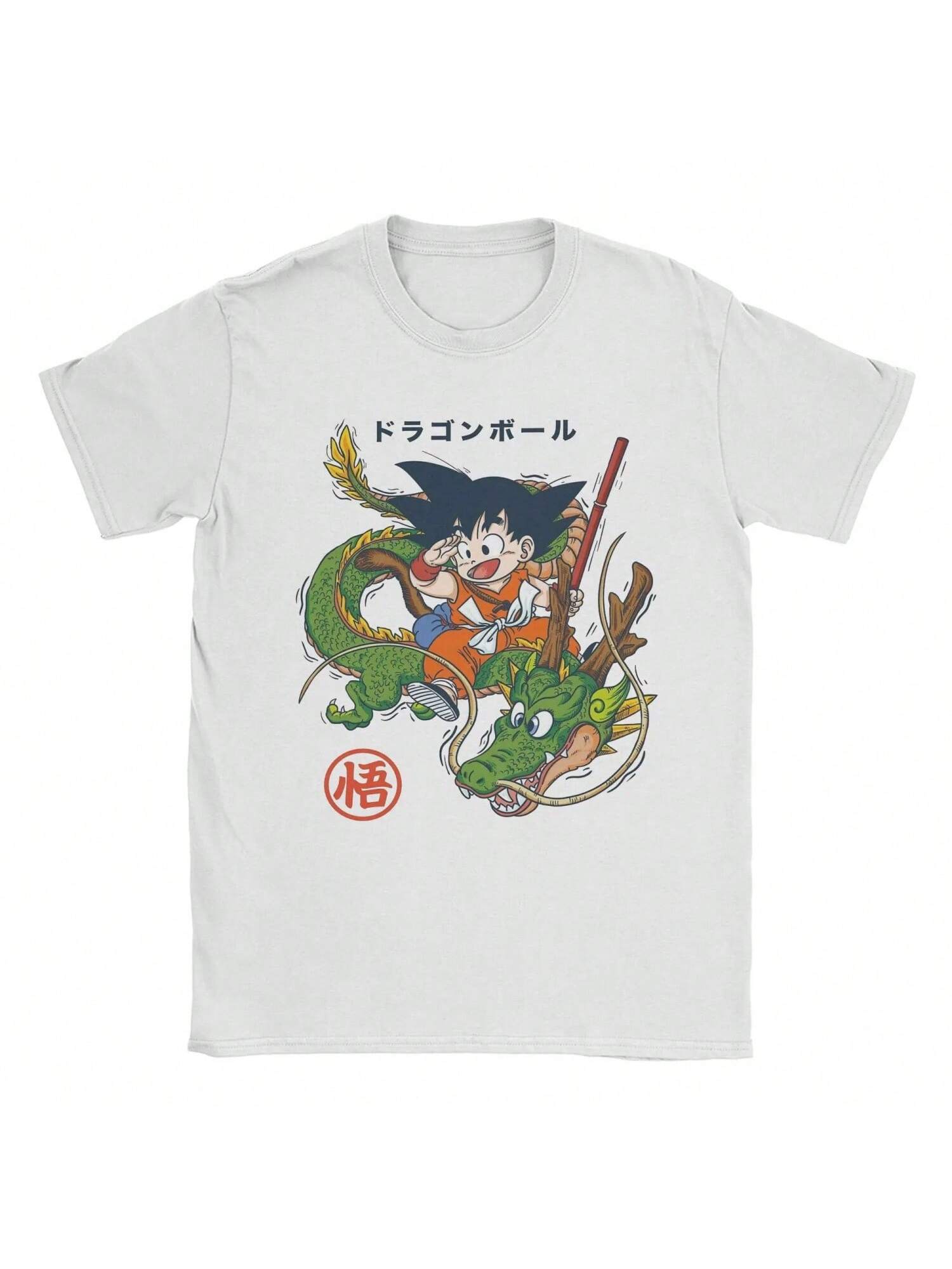 

Dragons Balls Men Women Goku & Shenron T Shirts DBZ Cotton Clothing Novelty Short Sleeve Crew Neck Tee Shirt Gift Idea T-Shirts1 XXXXXL