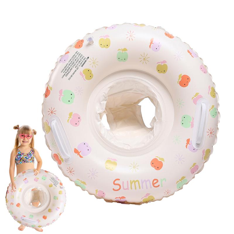 Inflatable Swimming Ring Swimming Floats Ring Inflatable Swim Trainer For Kids With Handle Safety Seat Swim Ring Waist Float For China Mainland