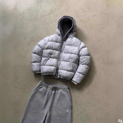 BeatStreet Amerykańska Kurtka Uliczna Jesień Zima Moda Codzienna Kurtka Pikowana Bawełną Kurtka dla Pary Luźna Kurtka