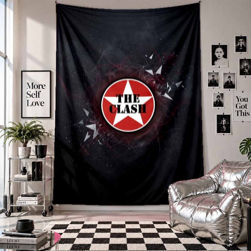 The Clash Wall Tapestry Home Decor Wall Hanging Cloth for Bedroom Living Room Background