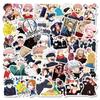 100pcs Vibrant Anime Jujutsu Kaisen Stickers Perfect For Laptops And Skateboards