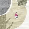 Kusunokibashi Monori Morita MiW Mori no Wagaie Face 34 x 80cm Towel, Gray, A-65603-31-GY,