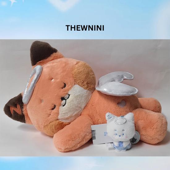 

Zerobaseone Zeroni Ангел Большой Лежачий Плюш с Брелоком НАБОР