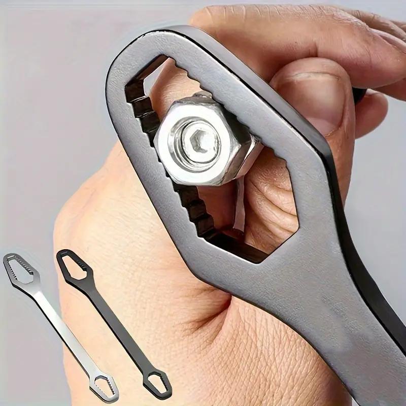 Double-ended Self-tightening Adjustable Universal Wrench Tool Set Multifunctional Plummer Wrench Flower Piece Multi-Use