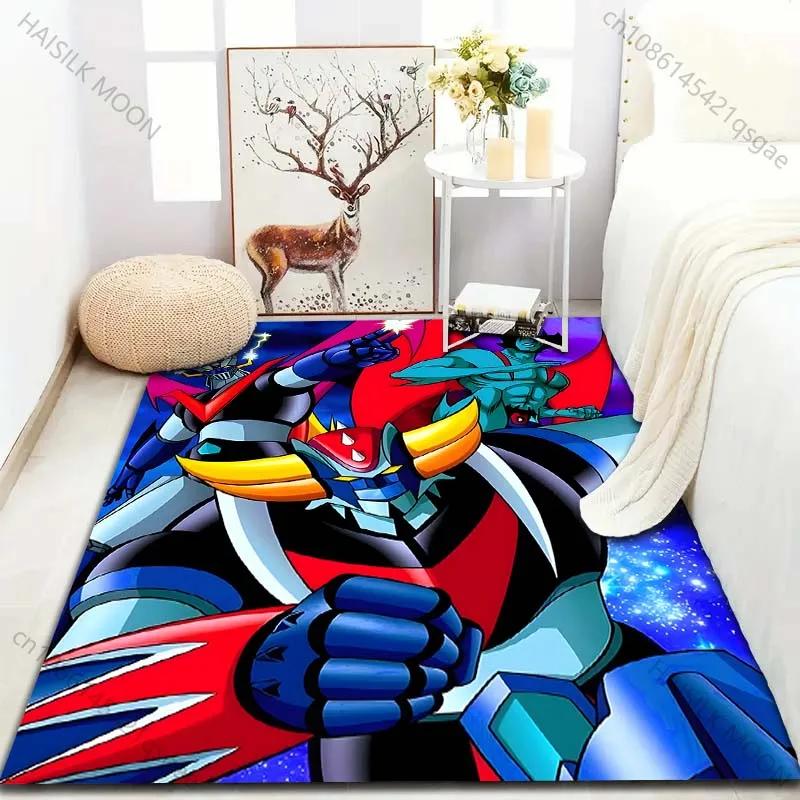 Japanese Anime Grendizer for Living Room Carpet Luxury Home Decoration Non-slip Floor Mats for Bedroom Large Area Washable Rugs
