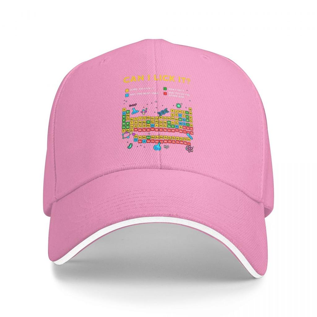 Baseball Caps Can I Lick It Periodic Table Funny Graphic Unisex Outdoor Summer Caps