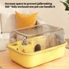 High Visibility Pet Cage Detachable Hamsters Cage with Quiet Wheel and Double Layer Design for Natural Rodents Behaviors