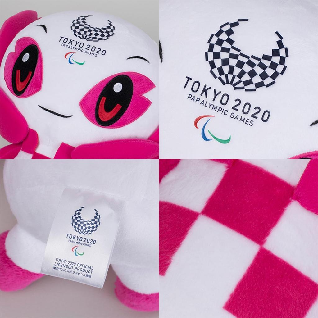 Tokyo Olympic and Paralympic Games Mascot Plush Toy Official Goods L Miraitowa Someity Set