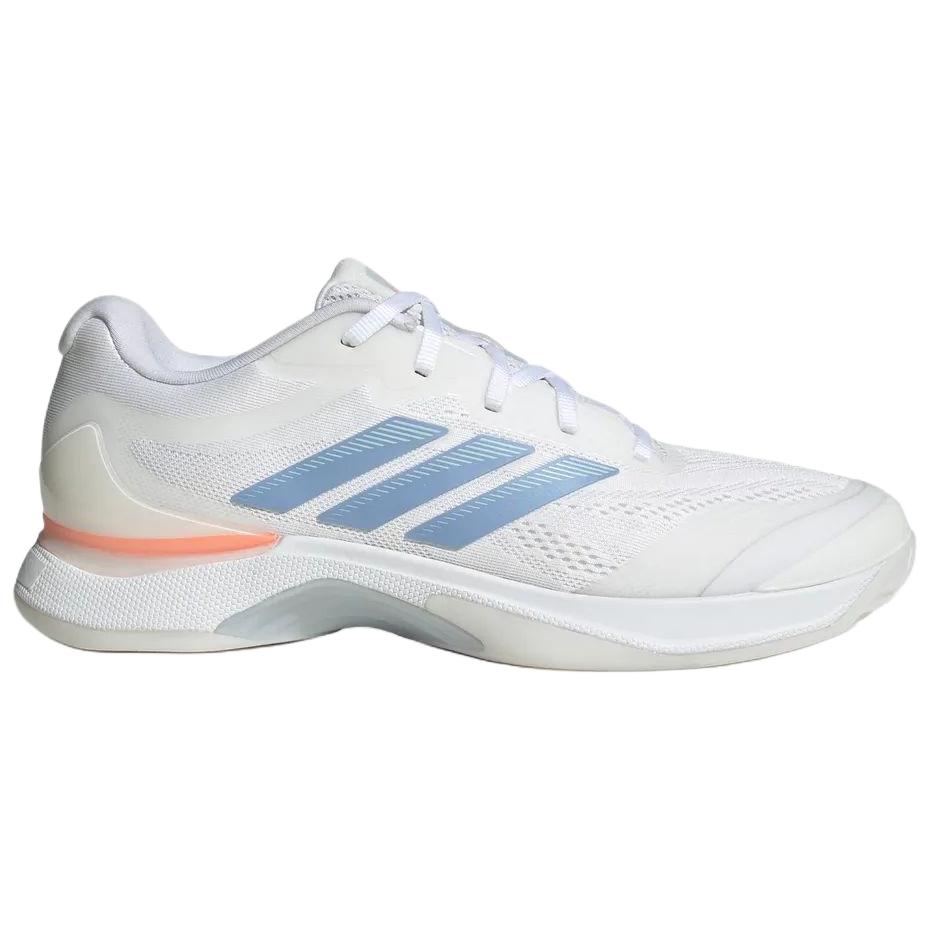 adidas Avacourt 3 Breathable And Wear Resistant Low Top Tennis Shoes Women's White JP8858