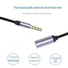 3.5mm Male to Female Braided Headphone Extension Cable with Aluminum Shell