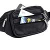 Waist bag top layer cowhide construction site wear-resistant waist bag anti-theft mobile phone bag large capacity crossbody shoulder bag
