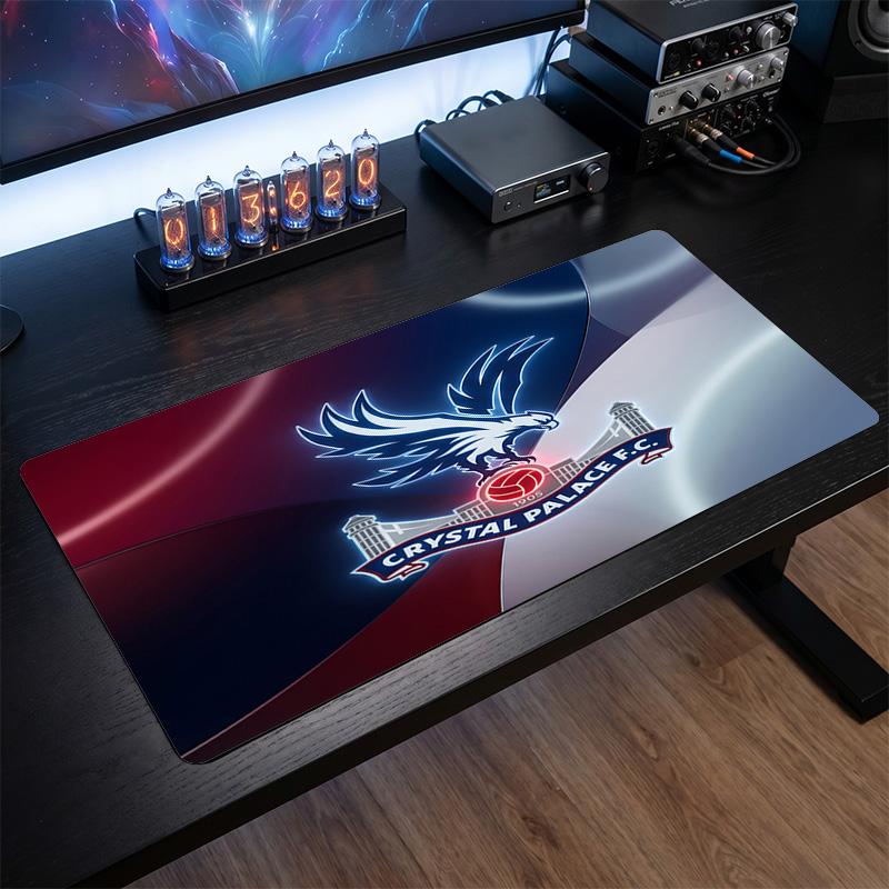 Tappetino Mouse Grande Stampa Calcio Crystal Palace, Tappetino Esteso Antiscivolo per Scrivania da Gioco per Ufficio Casa