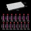150 Clear Full Cover Duals Nail System Form UVS Gel Acrylic Nail Art Mold Artificial Nail Tips with Scale for Extension