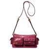 Dakota Antique Gold Hardware Leather Crossbody Shoulder Bag Small Women Bags Burgundy 32S5AM3C5Y-MULBERRY