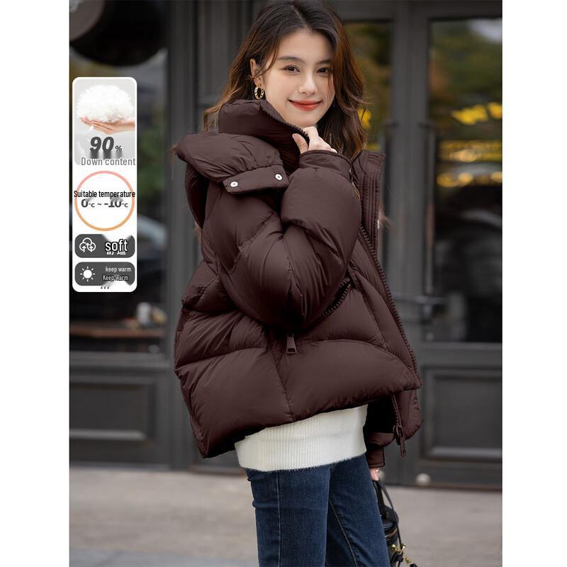 Mokana Women's Elegant Long-Sleeve Down Jacket MKNJD3167