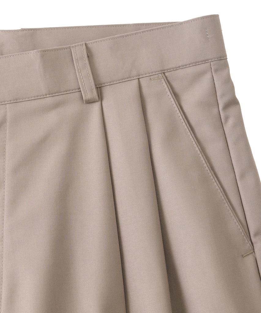 ANALOG MOOD Easy Tr Balloon Pintuck Slacks (Beige)