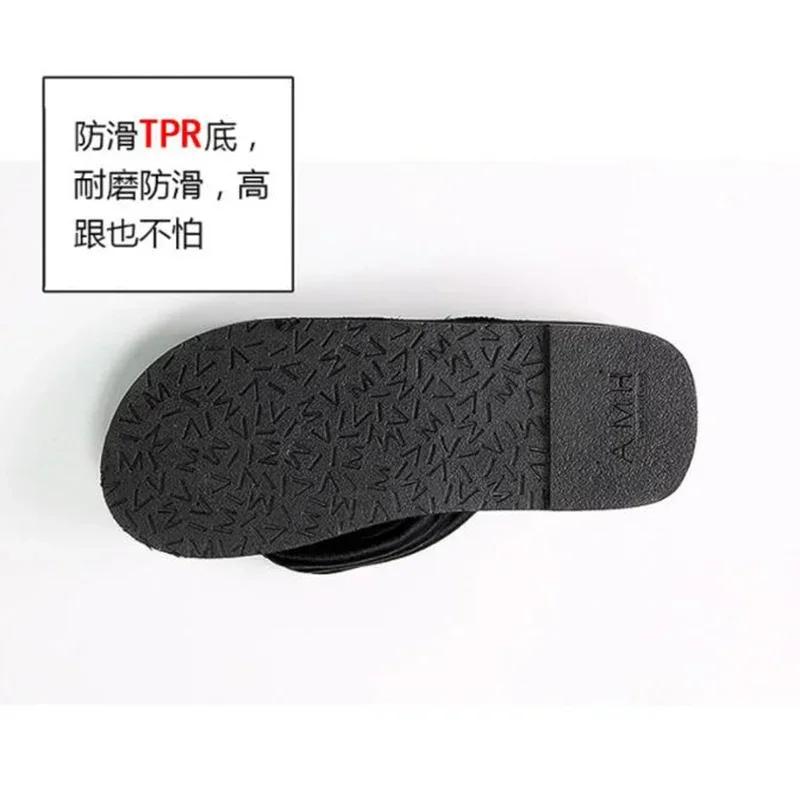 Thickened Bottom Flip Flops Women Summer Slippers Platform Beach Shoes Sandals Solid Color Streetwear Ladies Trendy Slippers
