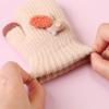 Warm Cartoon Children Gloves Fleece Coldproof Kids Full Fingers Gloves Warm Knitted
