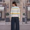 UNIFREE Vintage Animal Jacquard Knit Cardigan