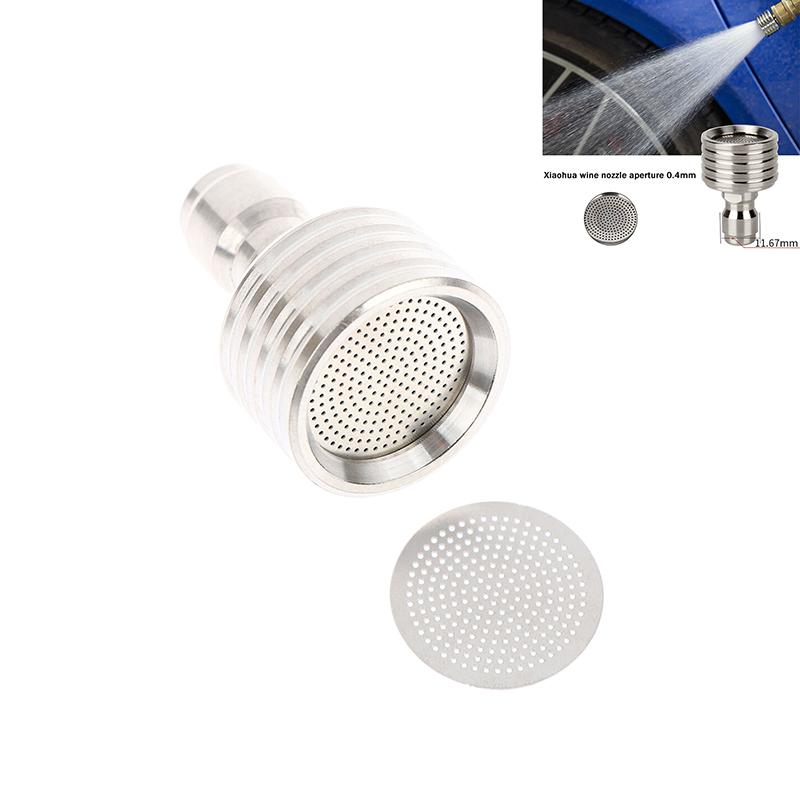 Stainless Steel Shower Blades High Pressure Water Gun Interface Washing Nozzle 1/4 Quick Connect Wash Cars Garden Urban Tool
