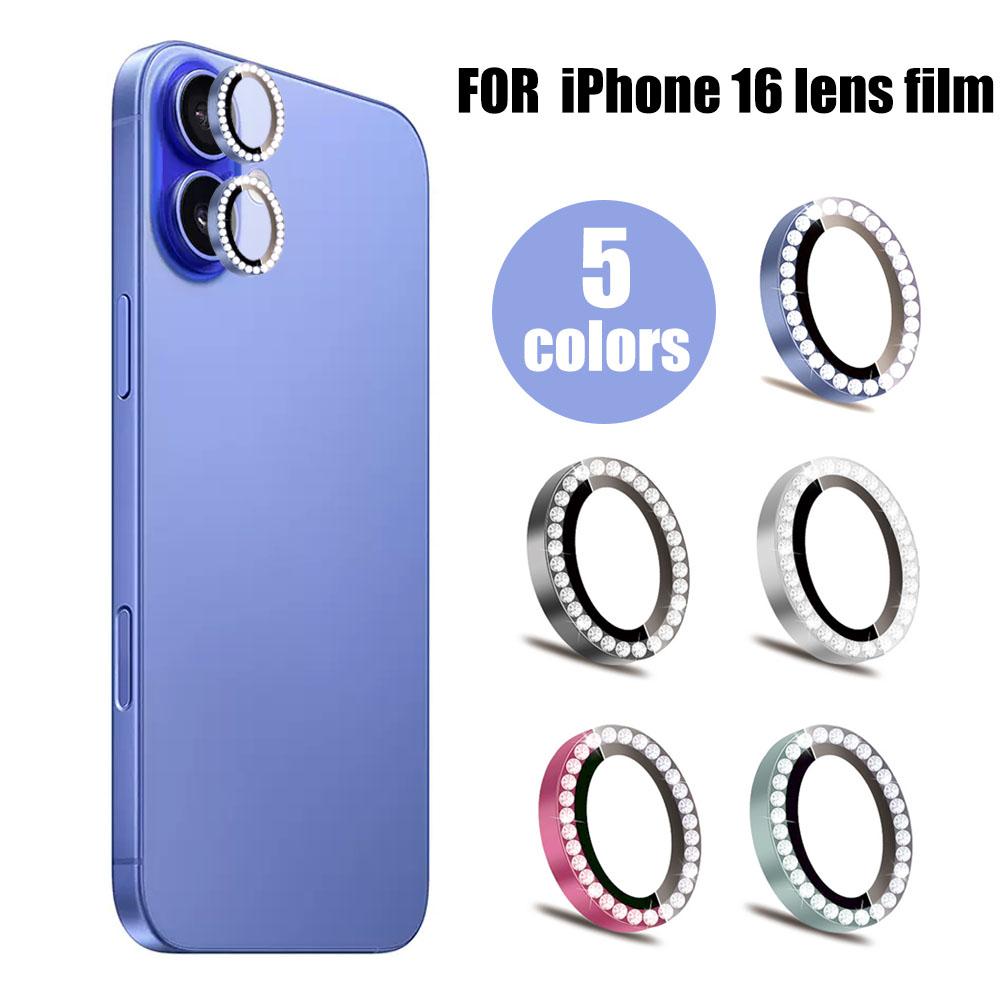 Gitter Camera Protector for iphone 16/16 Plus Protective for iphone 16 Glass Camera Tempered Fi R1L0