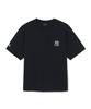 Emelbi Basic Back Street Logo Oversized Short Sleeve T-Shirt Ny (Black)