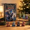 Christmas Tree Hanging Ornaments Dragon Advent Calendar 2026, 2D Flat Acrylic Ornaments, Unique Gifts 24 Days Countdown Gift Box for Kids, Fantasy
