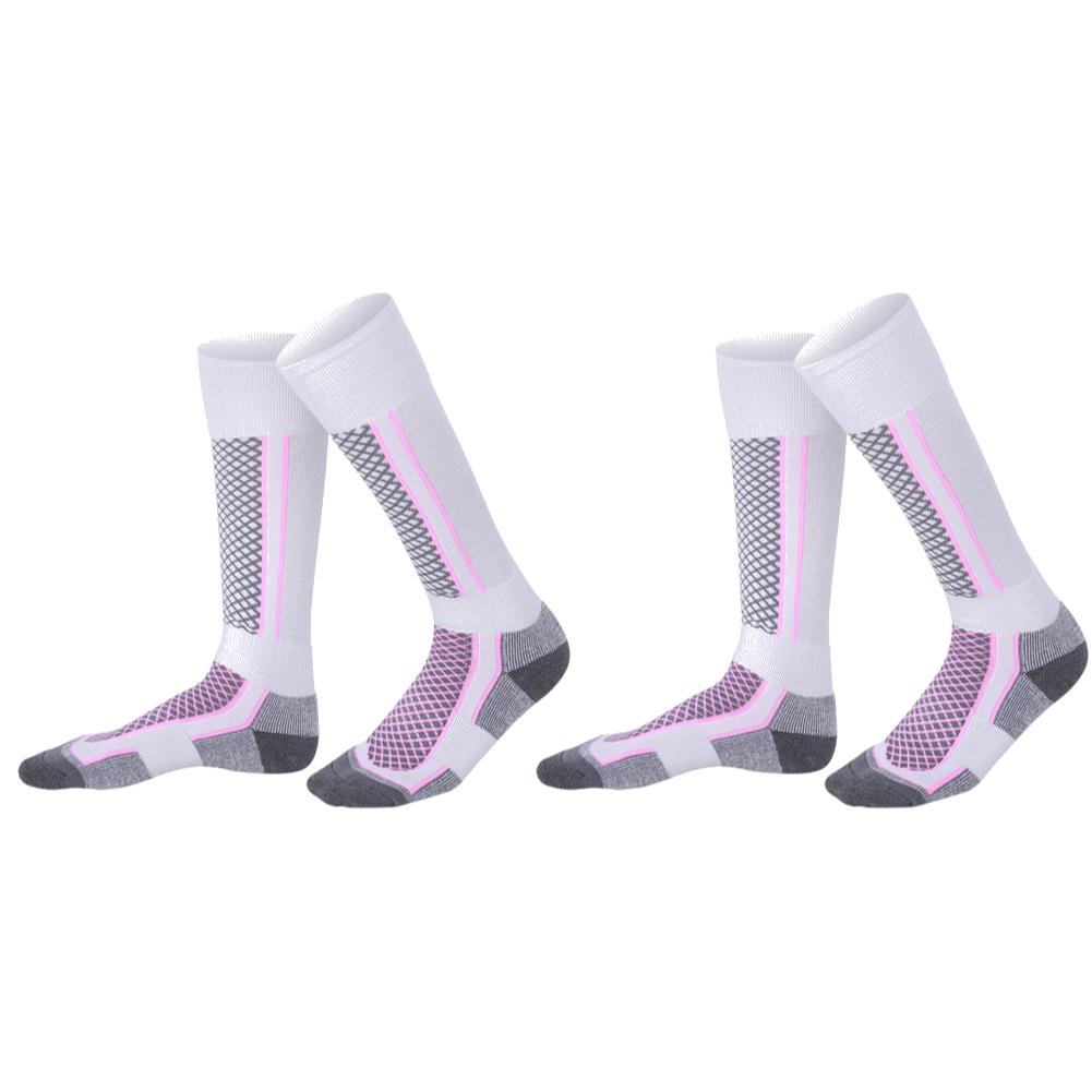1-5Pairs Winter Warm Ski Socks Anti-slip Thickened Breathable Compression Snowboard Socks Thermal Knee High Hiking Skiing Socks
