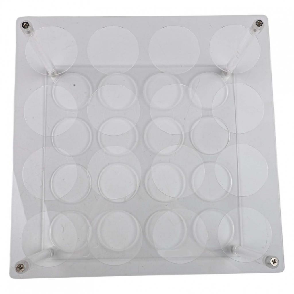 Vinyl Storage Rack with 16 Holes for Craft Rooms and Wrapping Paper