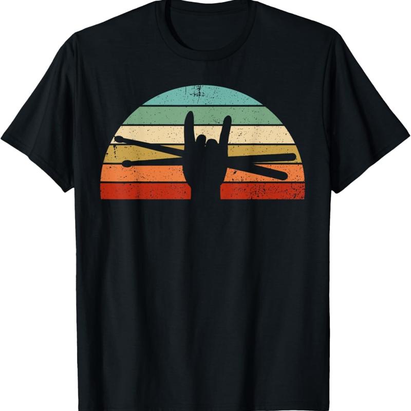Funny Drummer Art For Men Women Kids Drumming Lover Drummer T Shirt S разноцветный