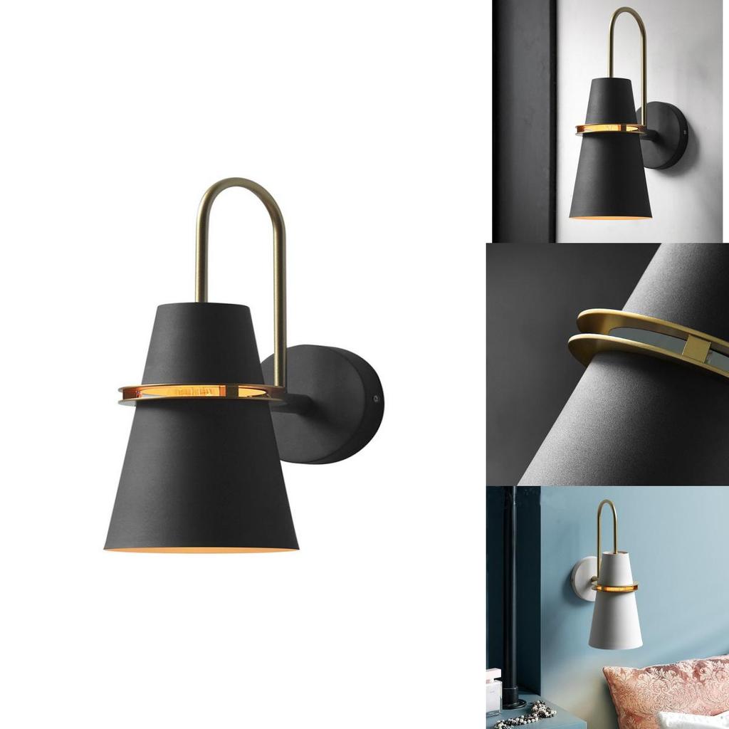 Nordic Style Wall Light With White Finish For Home And Hallway Use
