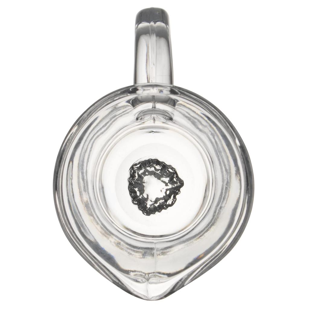 Mizusaki Glass Milk Pitcher/Creamer, Approx. 70ml, Fuyo Design, Made In Japan, MKG-010374