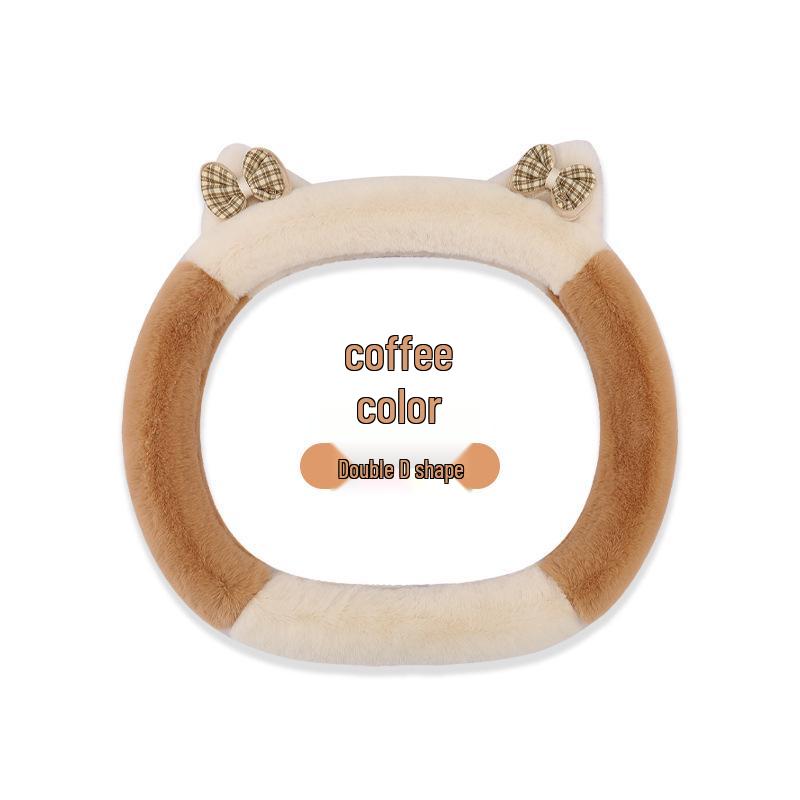 2023 Elegant Knot Kitten Plush Steering Wheel Cover