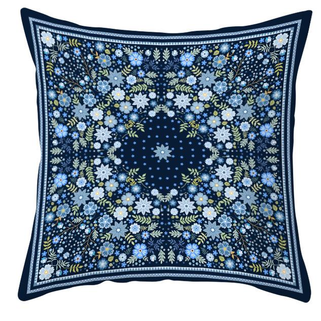 Mandala Ethnic Style Printed Peach Skin Velvet Pillowcase, Bohemian Home Pillow and Cushion Cover