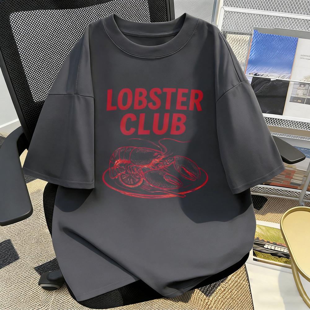 Lobster Club Lobster Tshirt Vacation Vibes Lobster Design Tee Crustacean Fisherunisex Aesthetic Seafood Lover Tee Maine Style Top