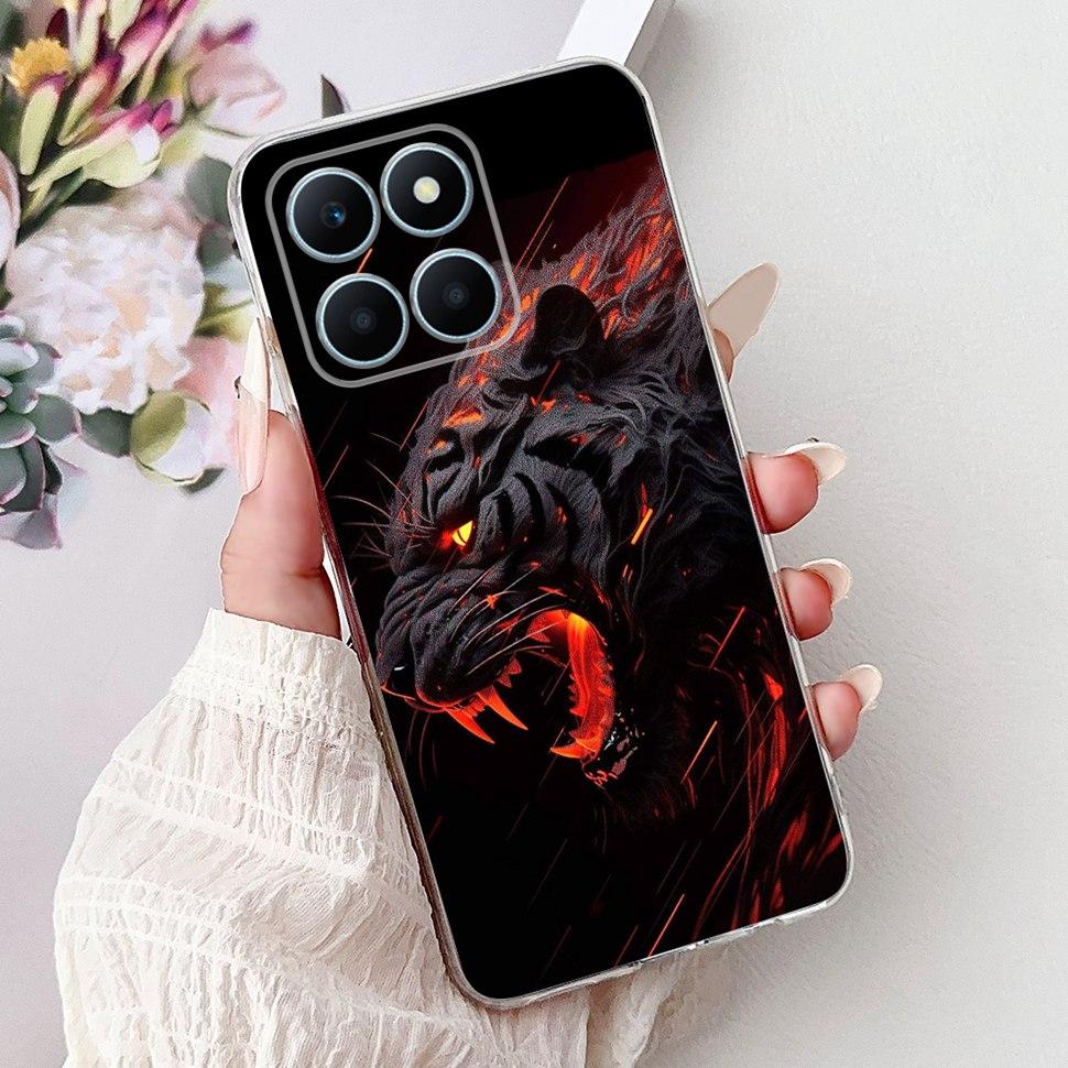 For Huawei Honor X6a Case Cute Animals Soft Silicone Phone Cases For Honor X 6A 6B X6a X6b HonorX6a Cover Ultra-thin TPU Housing