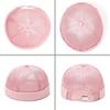 Breathable Mesh Unisex Melon Cap Solid Color Summer Brimless Hat Hip Hop Skullcap Street Style Beanies Hats Fashion Headwear