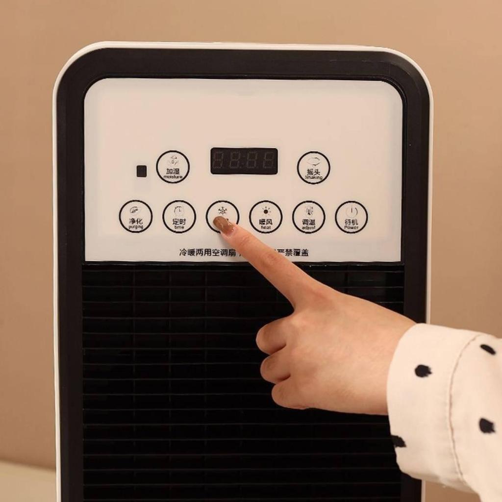 Bladeless Column Fan with remotes Control Digital WaterBased Climate Device for Families,