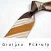 Small Silk Striped Coffee Color Dark Blue Coffee Plaid Color Black Solid Color Mulberry Silk Men'S Tie