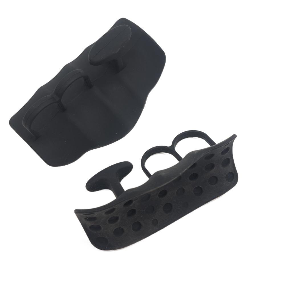 1 Pair Silicone Grip Strengthener Finger Exerciser Weight Lifting Grips  Bodybuilding