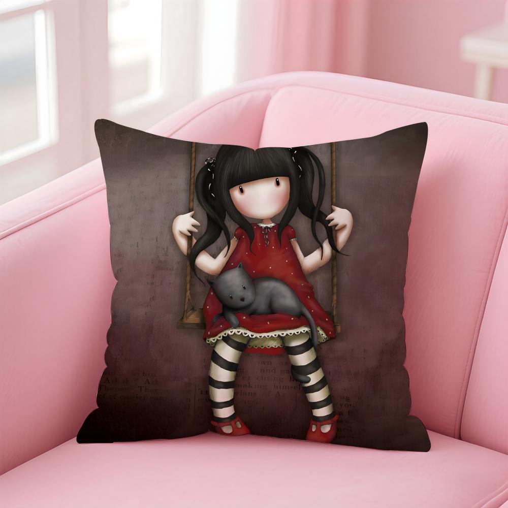 santoro Gorjuss Cushion Cover Linen Minimalist Cover Soft Decor for Sofa Home Room