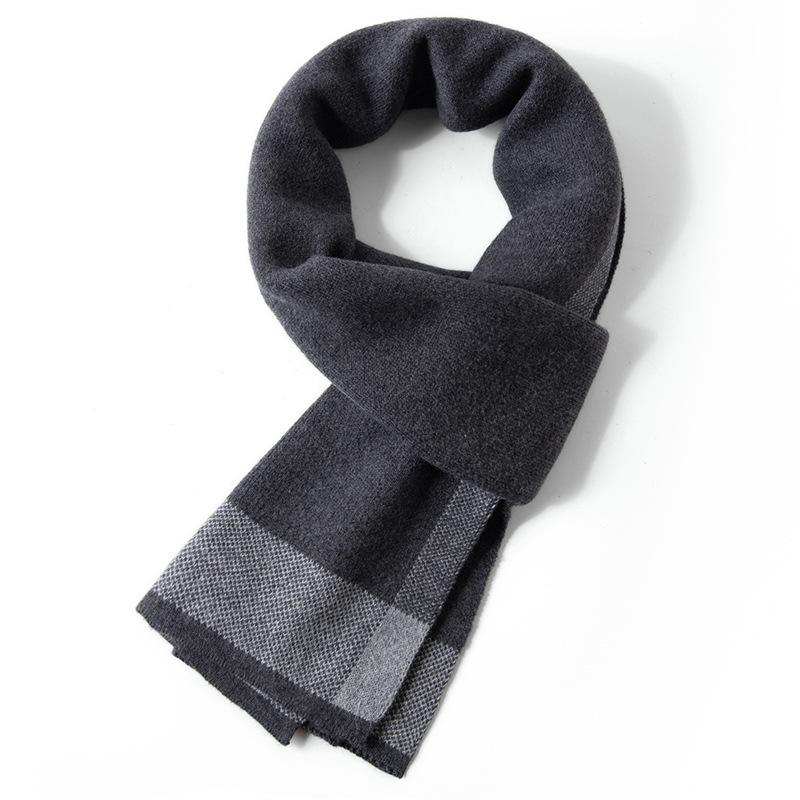 New product launch autumn and winter cashmere small scarf women's fashion small wide plaid versatile shawl warm scarf can be