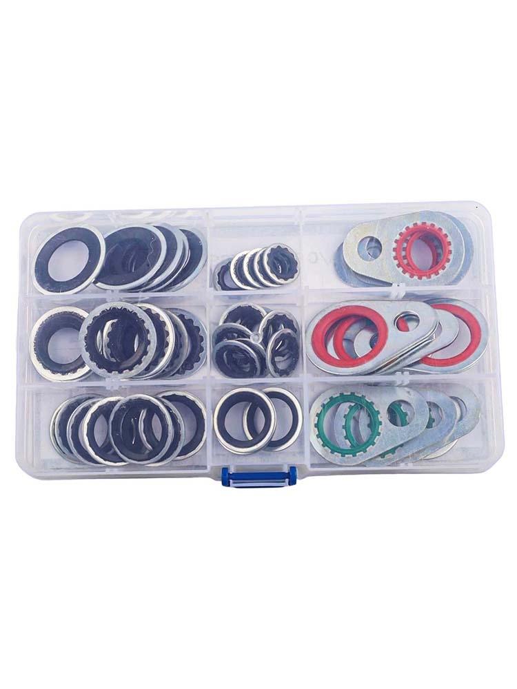 Complete AC System Gasket Seal Kit 60 Pieces for Effective Repair Solutions
