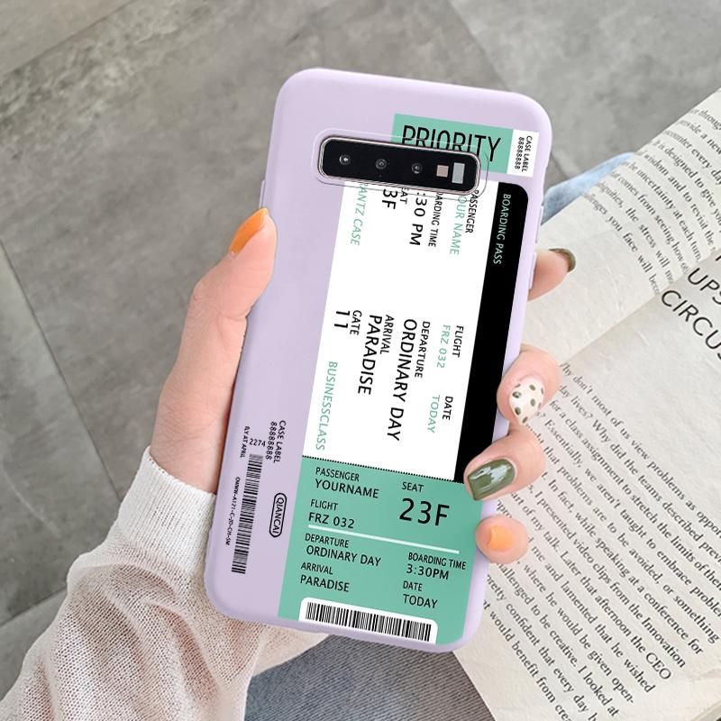 Coque Pour Samsung Galaxy S10 Plus S 10 S10E Housse Fleur Feuille Cœur Silicone Souple Fundas Pour Samsung S10 S10e Coque Mode Coquille